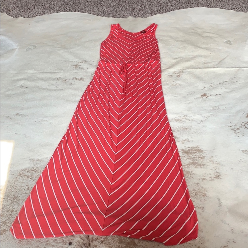 MERONA Coral/white sundress medium women’s